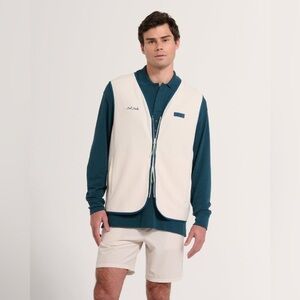 Bad Birdie Bel Air Vest Size XL Golf Retro Pockets Tee Holder NWT